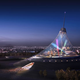 Illustration for article titled The Worlds Tallest Tent Is 490-Foot High